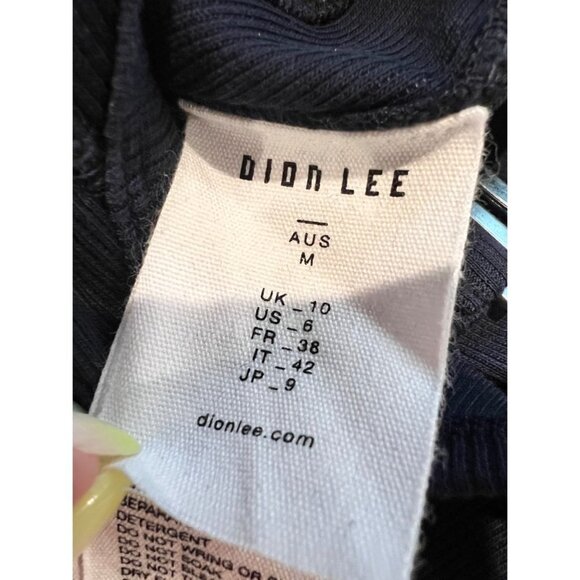 DION LEE Ribbed Stretch Organic Cotton Corset Tank Size M - Picture 12 of 14